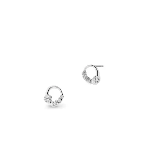 W.KRUK - Kolczyki srebrne z cyrkoniami