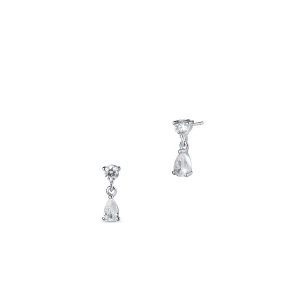 W.KRUK - Kolczyki srebrne z cyrkoniami