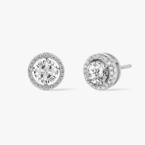 W.KRUK - Kolczyki srebrne z cyrkoniami