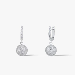 W.KRUK - Kolczyki srebrne z cyrkoniami