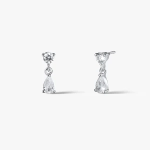 W.KRUK - Kolczyki srebrne z cyrkoniami