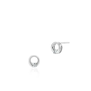 W.KRUK - Kolczyki srebrne z cyrkoniami