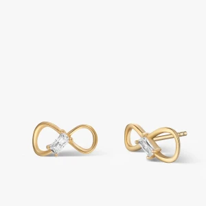 W.KRUK Kolczyki srebrne z cyrkoniami