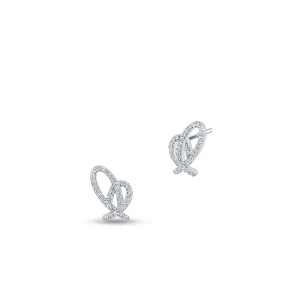 W.KRUK Kolczyki srebrne z cyrkoniami