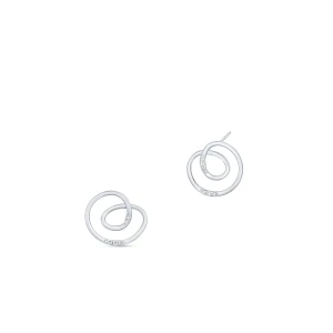 W.KRUK Kolczyki srebrne z cyrkoniami