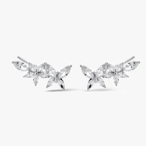 W.KRUK Nausznice srebrne z cyrkoniami