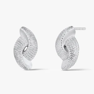 W.KRUK Kolczyki srebrne z cyrkoniami