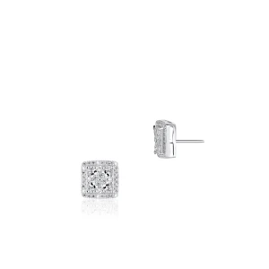 W.KRUK Kolczyki srebrne z cyrkoniami