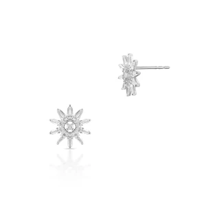 W.KRUK Kolczyki srebrne z cyrkoniami