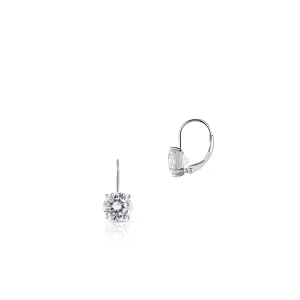 W.KRUK Kolczyki srebrne z cyrkoniami