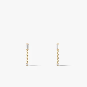 W.KRUK Kolczyki srebrne z cyrkoniami