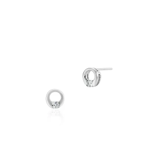 W.KRUK Kolczyki srebrne z cyrkoniami