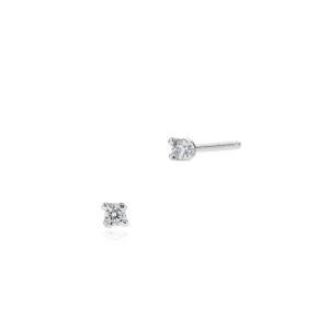 W.KRUK Kolczyki srebrne z cyrkoniami