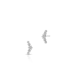 W.KRUK Kolczyki srebrne z cyrkoniami