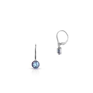 W.KRUK Kolczyki srebrne z cyrkoniami