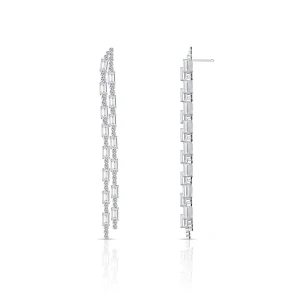 W.KRUK Kolczyki srebrne z cyrkoniami Ceremonials