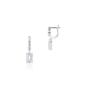 W.KRUK Kolczyki srebrne z cyrkoniami Ceremonials