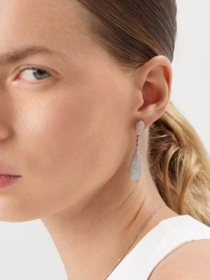 W.KRUK Kolczyki srebrne z cyrkoniami Emblems