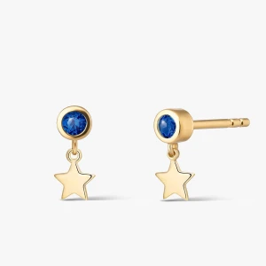 W.KRUK - Kolczyki srebrne z gwiazdką