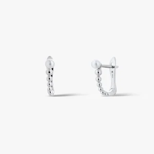 W.KRUK - Kolczyki srebrne z perłą