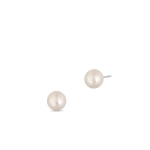 W.KRUK Kolczyki srebrne z perłą