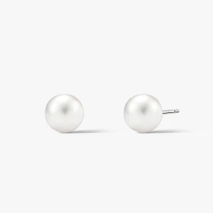 W.KRUK Kolczyki srebrne z perłą