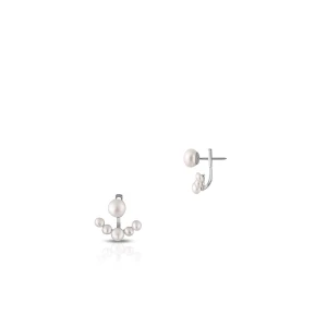 W.KRUK Kolczyki srebrne z perłami