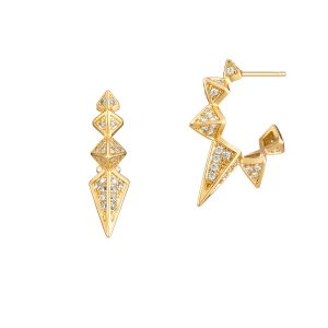 W.KRUK Kolczyki w rockowym stylu Basics PICKY PICA