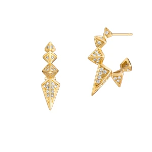 W.KRUK Kolczyki w rockowym stylu Basics PICKY PICA