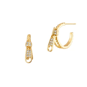 W.KRUK - Kolczyki z motywem suwaka Basics PICKY PICA