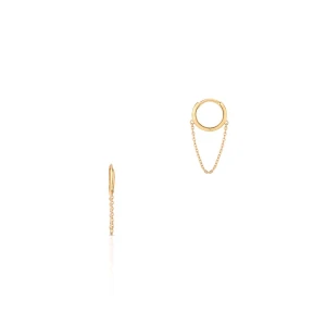 W.KRUK Kolczyki złote