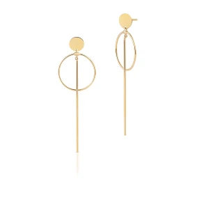 W.KRUK Kolczyki złote