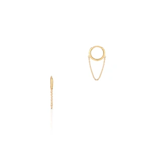 W.KRUK Kolczyki złote