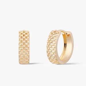 W.KRUK Kolczyki złote ażurowe