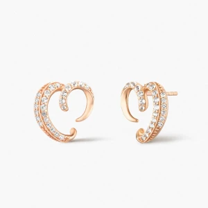 W.KRUK Kolczyki złote Balerina