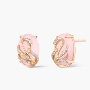 W.KRUK Kolczyki złote Balerina