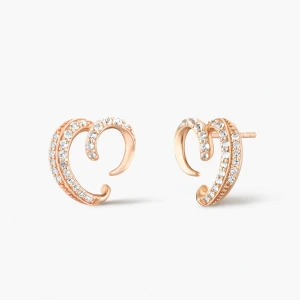 W.KRUK Kolczyki złote Balerina