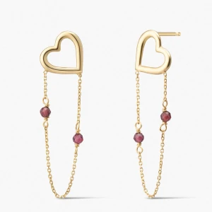 W.KRUK - Kolczyki złote Czułość