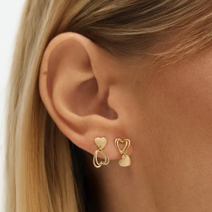 W.KRUK Kolczyki złote Czułość