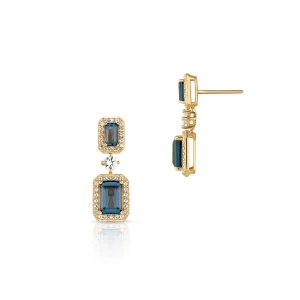 W.KRUK Kolczyki złote Diva