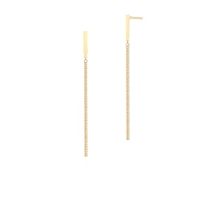 W.KRUK - Kolczyki złote długie