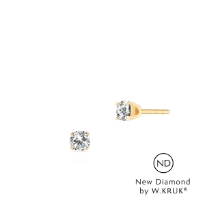 W.KRUK Kolczyki złote Doskonały