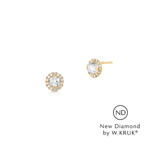 W.KRUK Kolczyki złote Doskonały