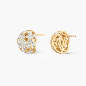 W.KRUK Kolczyki złote Follow