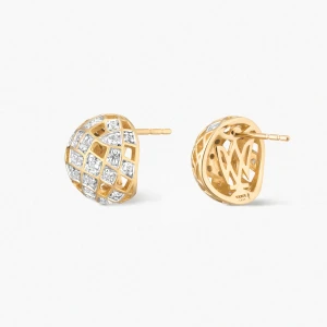 W.KRUK Kolczyki złote Follow