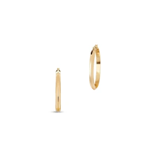 W.KRUK Kolczyki złote geometryczne koła