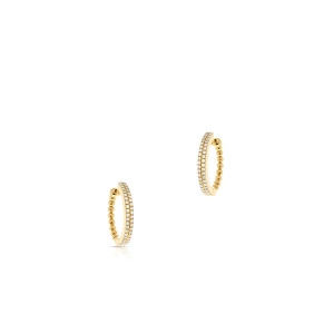 W.KRUK - Kolczyki złote HULCHI BELLUNI