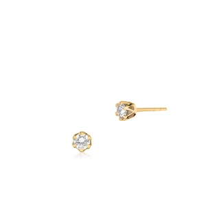 W.KRUK Kolczyki złote Jedyny