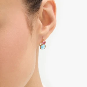 W.KRUK Kolczyki złote KOI