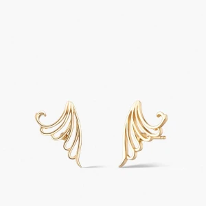 W.KRUK Kolczyki złote KOI